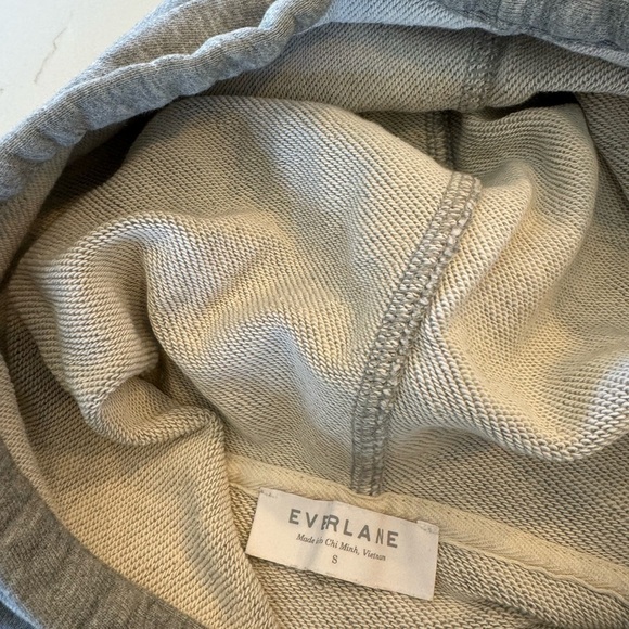 Everlane Gray Cotton Drawstring Hoodie Pullover / small - Picture 7 of 8